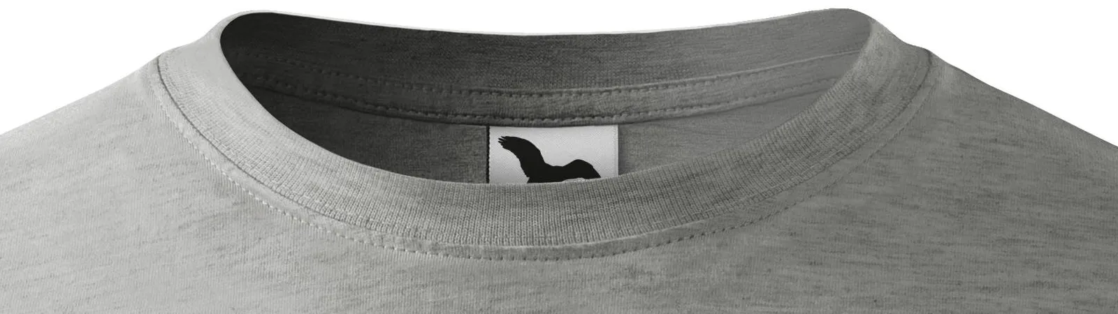 Ανδρικό απλό μπλουζάκι - Κλασική στρογγυλή λαιμόκοψη