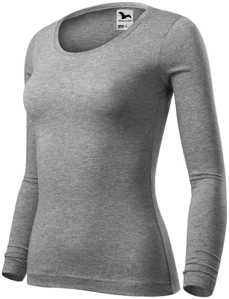 Γυναικείο μπλουζάκι με μακριά μανίκια - Γυναικείο βαμβακερό μπλουζάκι για κάθε μέρα