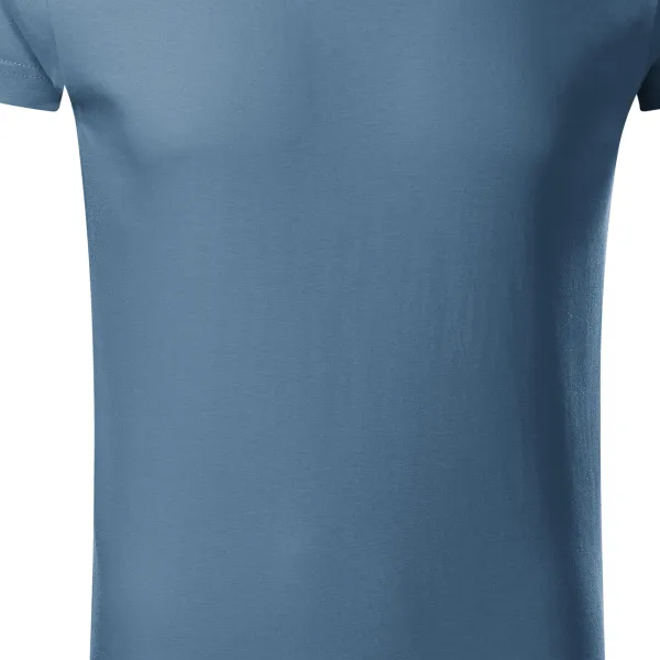 Ανδρικό κοντομάνικο μπλουζάκι - Απαλά κωνικό κόψιμο