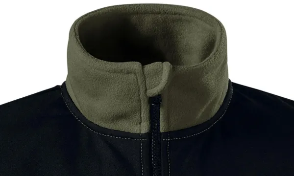 Ζεστό μπουφάν unisex - Κλείσιμο με φερμουάρ μέχρι το πηγούνι