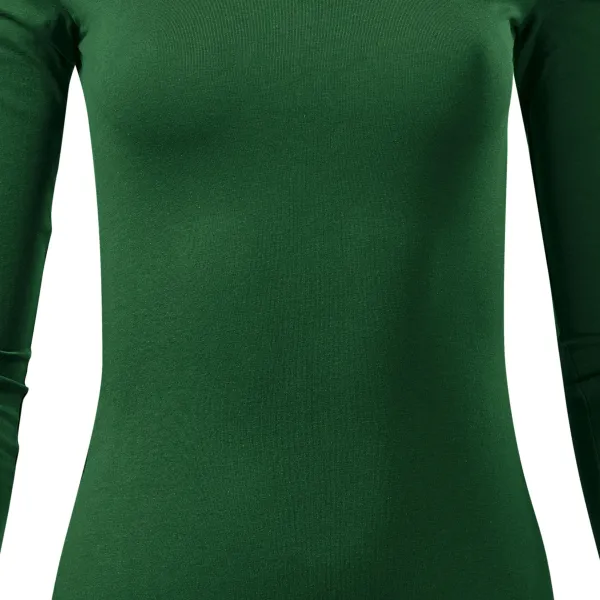 Γυναικείο μπλουζάκι με μακριά μανίκια - Ελαφρώς εφαρμοστό κόψιμο