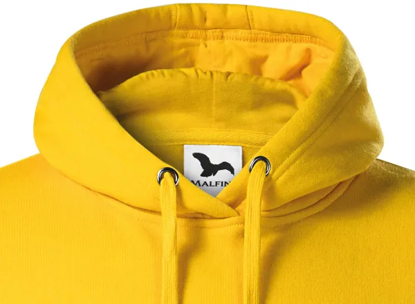 Ανδρική μπλούζα με κουκούλα χωρίς φερμουάρ - Κουκούλα με κορδόνια περίσφιξης