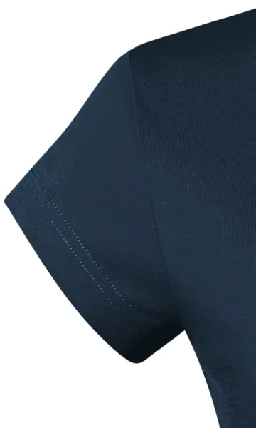 Γυναικεία μπλούζα με ντεκολτέ V - Πολύ κοντά μανίκια