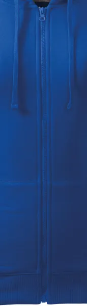 Γυναικεία μπλούζα με κουκούλα - Φερμουάρ στο χρώμα της μπλούζας