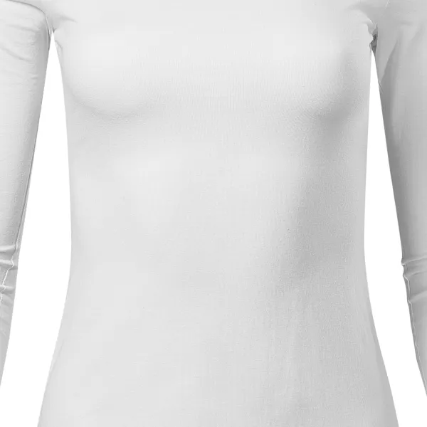 Γυναικείο μπλουζάκι με μακριά μανίκια - Ελαφρώς εφαρμοστό κόψιμο