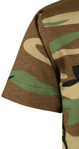 Παιδικό μπλουζάκι καμουφλάζ - Κλασικά κοντά μανίκια