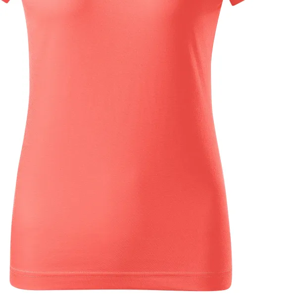 Γυναικείο απλό μπλουζάκι - Απαλά κωνικό κόψιμο