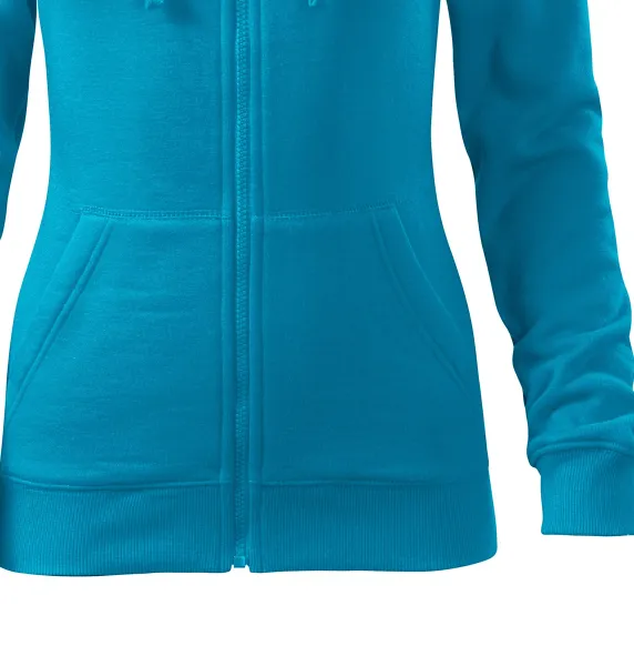 Γυναικεία μπλούζα με κουκούλα - Κωνικό κόψιμο με πλαϊνές ραφές