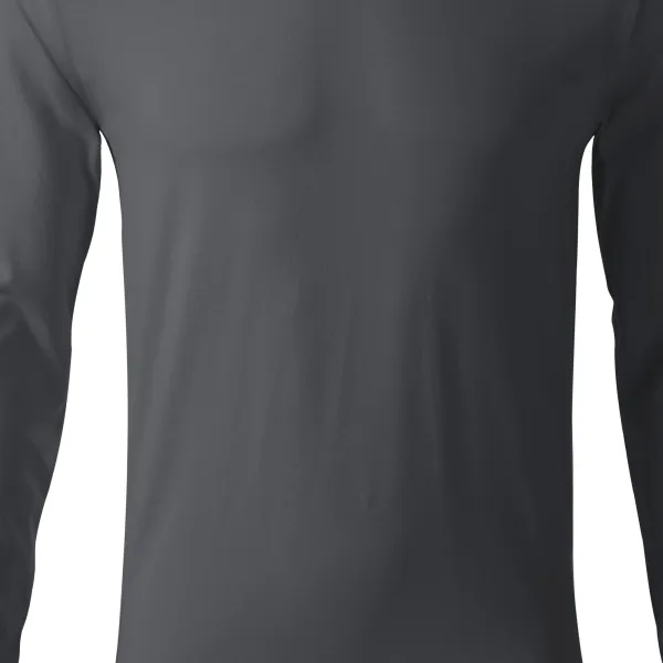 Κλειστό ανδρικό μπλουζάκι με μακριά μανίκια - Ελαφρώς εφαρμοστό κόψιμο