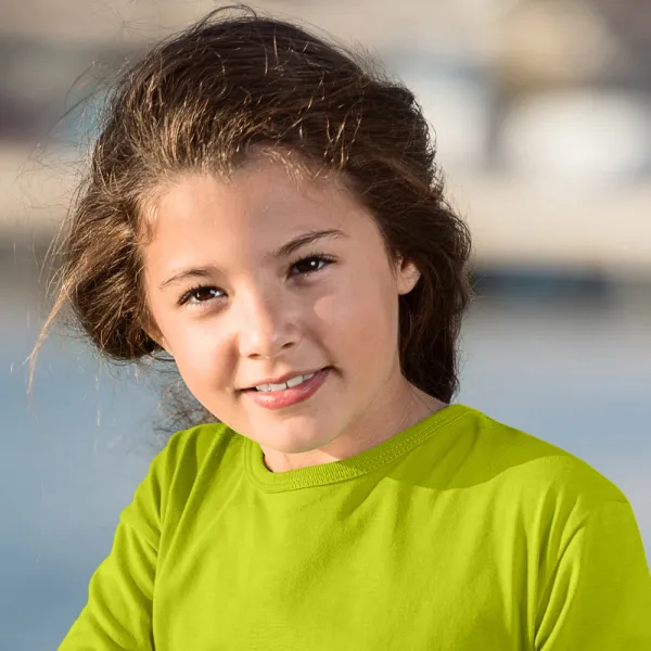 Παιδικό μακρυμάνικο μπλουζάκι - Κλασική στρογγυλή λαιμόκοψη