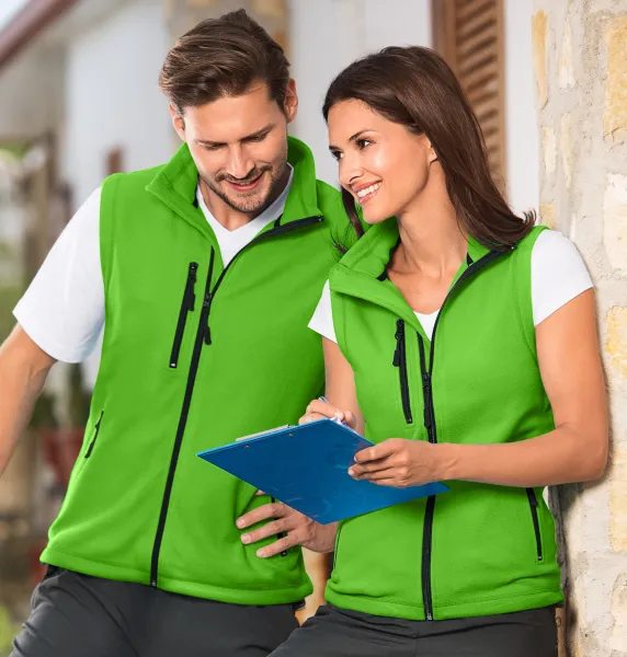 Φλις γιλέκο με λεπτομέρειες σε αντίθεση - Γιλέκο Unisex από φλις - για γυναίκες και άνδρες