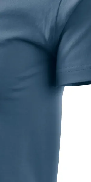 Ανδρικό απλό μπλουζάκι - T-shirt με σωληνωτό κόψιμο