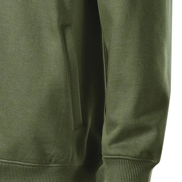 Άνετο ανδρικό φούτερ με κουκούλα - Τσέπες τύπου καγκουρό