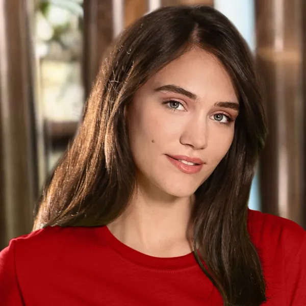 Γυναικείο κλασικό μπλουζάκι - Κλασική στρογγυλή λαιμόκοψη