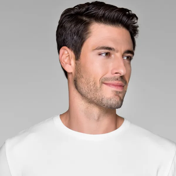 Κλειστό ανδρικό μπλουζάκι με μακριά μανίκια - Κλασική στρογγυλή λαιμόκοψη