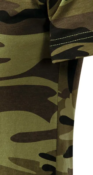 Παιδικό μπλουζάκι καμουφλάζ - Κόψτε με πλαϊνές ραφές