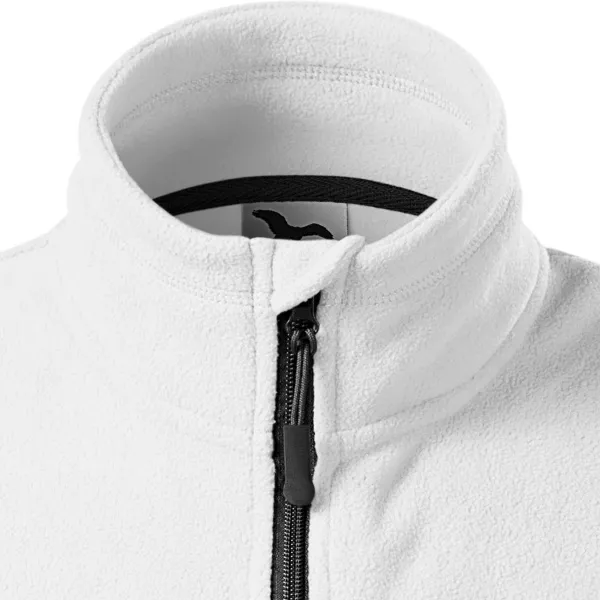 Φλις γιλέκο με λεπτομέρειες σε αντίθεση - Κλείσιμο με φερμουάρ μέχρι το πηγούνι