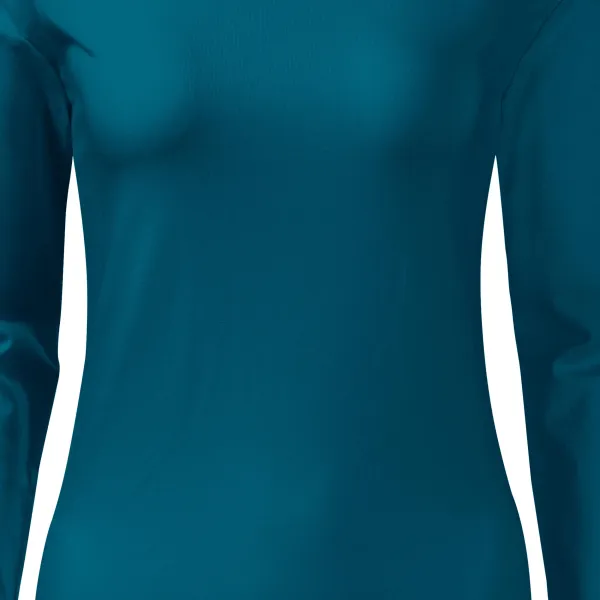 Γυναικείες μπλουζάκι με μακριά μανίκια - Απαλά κωνικό κόψιμο