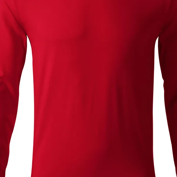 Κλειστό ανδρικό μπλουζάκι με μακριά μανίκια - Ελαφρώς εφαρμοστό κόψιμο