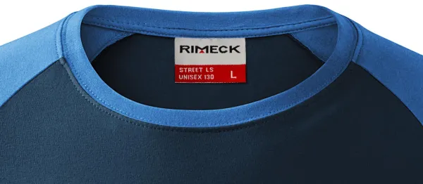 Ανδρικό κοντομάνικο μπλουζάκι με μακριά μανίκια - Κλασική στρογγυλή λαιμόκοψη