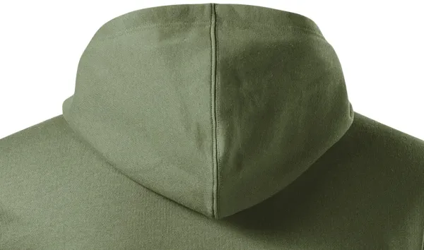 Άνετο ανδρικό φούτερ με κουκούλα - Κουκούλα με κορδόνια περίσφιξης