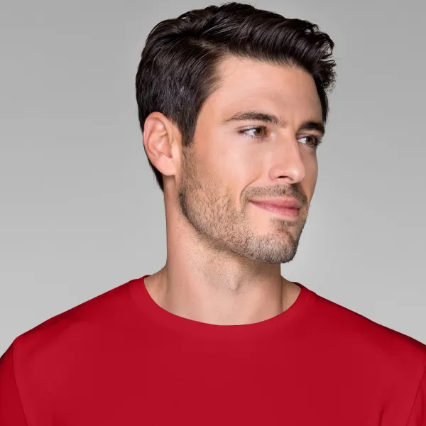 Κλειστό ανδρικό μπλουζάκι με μακριά μανίκια - Κλασική στρογγυλή λαιμόκοψη