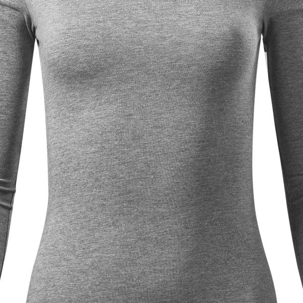 Γυναικείο μπλουζάκι με μακριά μανίκια - Ελαφρώς εφαρμοστό κόψιμο