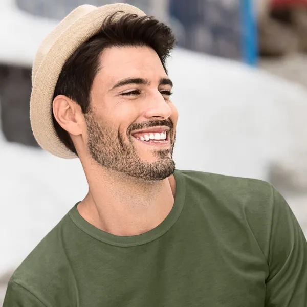 Ανδρικό μακρυμάνικο μπλουζάκι - Κλασική στρογγυλή λαιμόκοψη