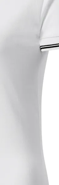 Γυναικείο πουκάμισο πόλο με κοντά μανίκια - Κόψτε με πλαϊνές ραφές