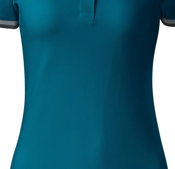 Γυναικείο φόρεμα με γιακά επάνω - Ελαφρώς κωνική κοπή